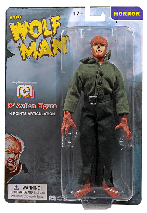 Mego Action Figure: Universal Monsters- Wolf Man 8″ Action Figure