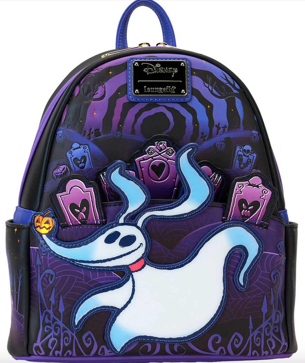 Loungefly Mini Backpack: Disney- NBC Zero & Jack Light Up  display picture 2