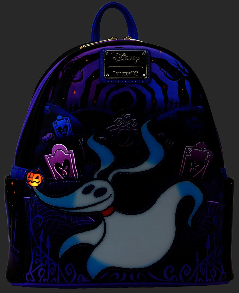 Loungefly Mini Backpack: Disney- NBC Zero & Jack Light Up  display picture 1