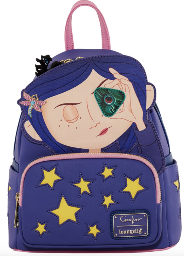 Loungefly Mini Backpack: Coraline Stars GITD - Image 3