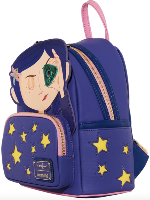 Loungefly Mini Backpack: Coraline Stars GITD - Image 2