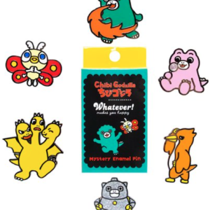 Whatever Makes You Happy Enamel Pins: Chibi Godzilla Raids Again Mystery Box