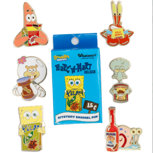 Whatever Makes You Happy Enamel Pins: SpongeBob Barg N' Mart Enamel Pin Mystery Box
